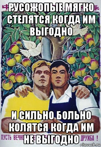 русожопые мягко стелятся когда им выгодно и сильно больно колятся когда им не выгодно, Мем Русожопый блеф