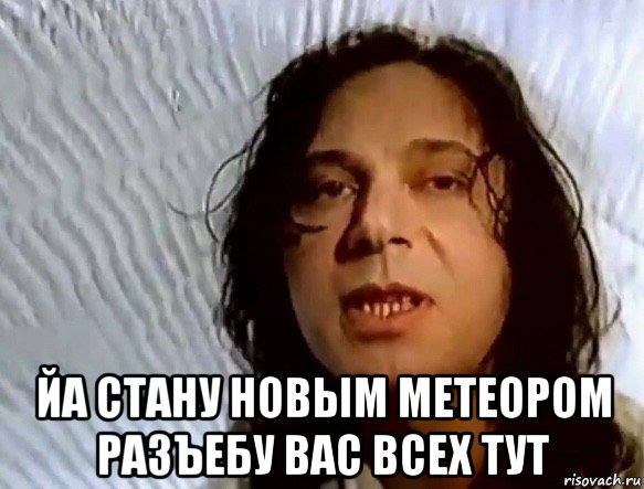 йа стану новым метеором разъебу вас всех тут, Мем Шевченко