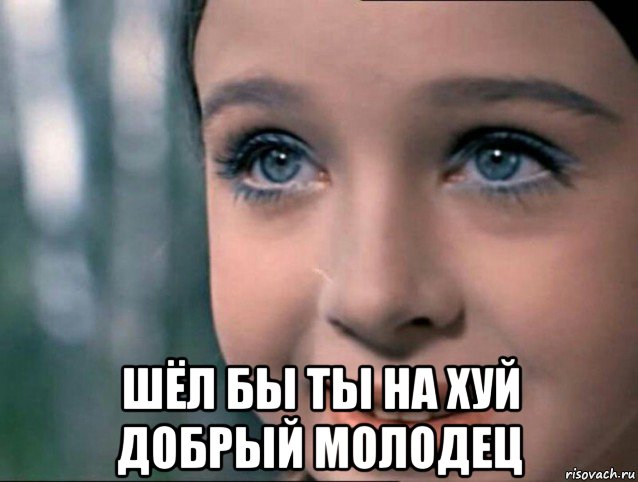  шёл бы ты на хуй добрый молодец