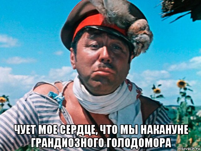  чует мое сердце, что мы накануне грандиозного голодомора, Мем Свадьба в Малиновке