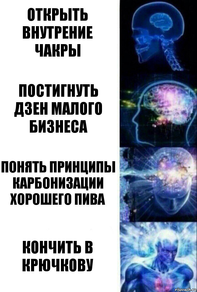 Открыть внутрение чакры Постигнуть дзен малого бизнеса Понять принципы карбонизации хорошего пива кончить в крючкову, Комикс  Сверхразум