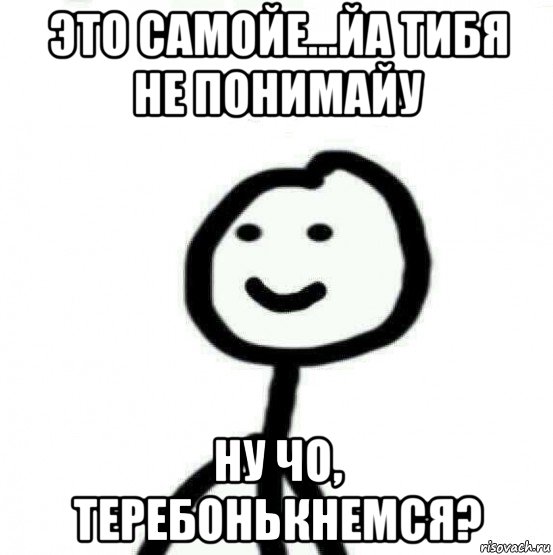 это самойе...йа тибя не понимайу ну чо, теребонькнемся?, Мем Теребонька (Диб Хлебушек)