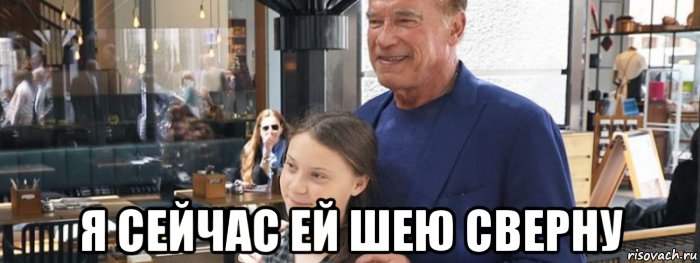  я сейчас ей шею сверну, Мем Terminator