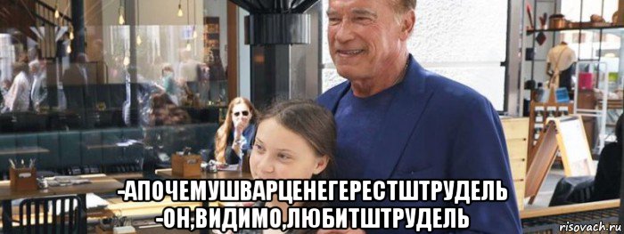  -апочемушварценегерестштрудель -он,видимо,любитштрудель, Мем Terminator