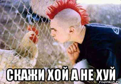  скажи хой а не хуй, Мем Укроп и петух