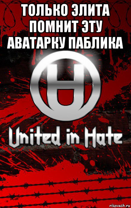 только элита помнит эту аватарку паблика , Мем United Hatedom