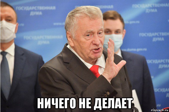  ничего не делает, Мем ЖИРИ НОВСКИЙ ЛДПР