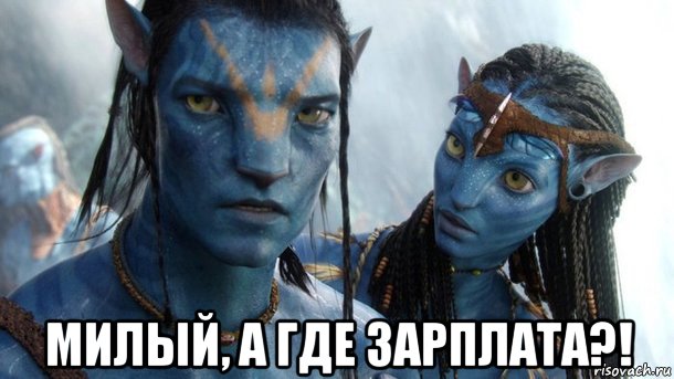  милый, а где зарплата?!, Мем АВАТАР