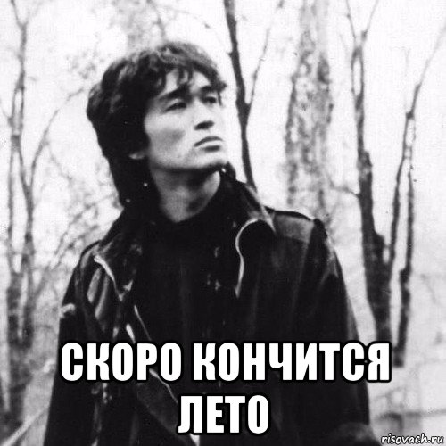  скоро кончится лето, Мем Цой