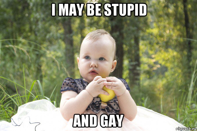 i may be stupid and gay, Мем Девочка Василиса