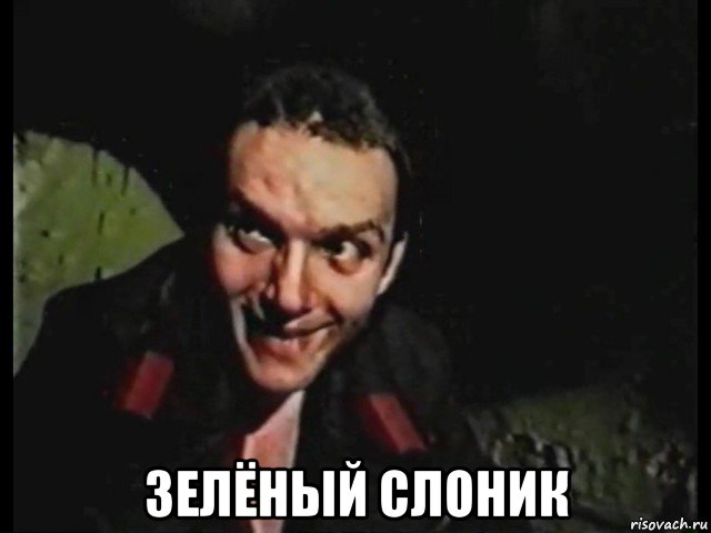  зелёный слоник, Мем Епифанцев