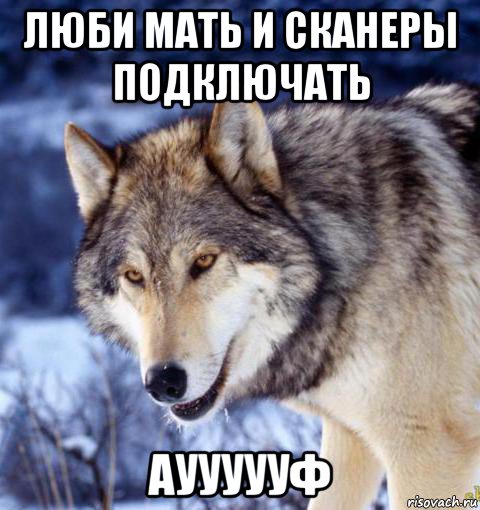 люби мать и сканеры подключать ауууууф