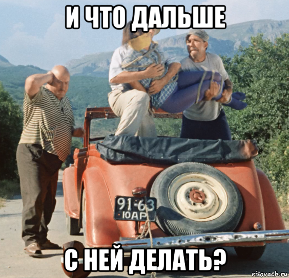 и что дальше с ней делать?, Мем И что дальше