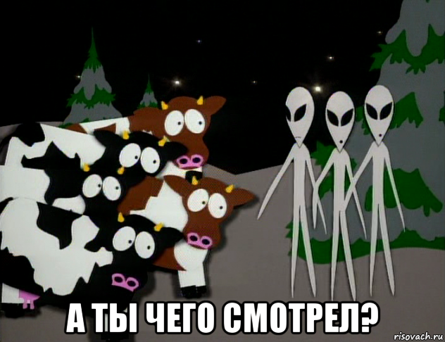  а ты чего смотрел?, Мем Инопланетяне