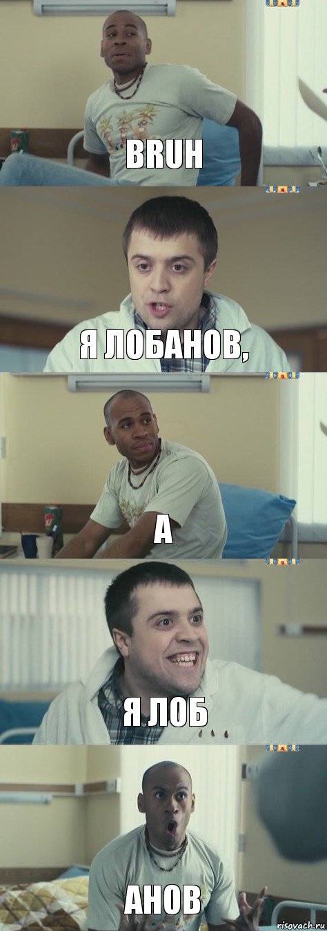 Bruh Я Лобанов, а Я лоб анов