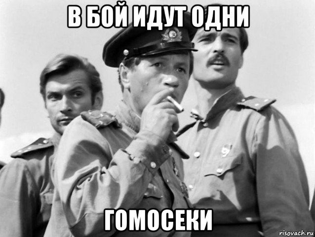 в бой идут одни гомосеки, Мем Какого хрена