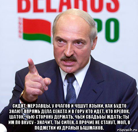  сидят, мерзавцы, у очагов и чешут языки, как будто знают впрямь дела сената и в гору кто идет, кто крепок, шаток, чью сторону держать, чьей свадьбы ждать; ты им по вкусу - значит, ты силен, а прочие не станут, мол, в подметки их драных башмаков.