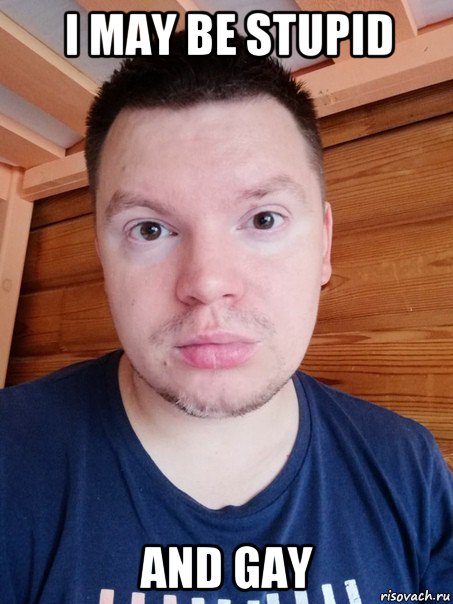 i may be stupid and gay, Мем Му