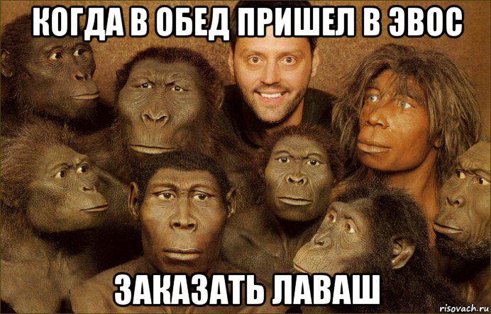 когда в обед пришел в эвос заказать лаваш, Мем Народ