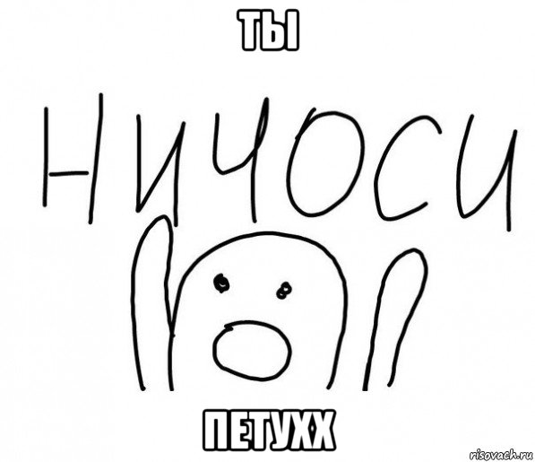 ты петухх, Мем  Ничоси