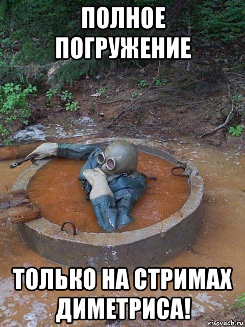 полное погружение только на стримах диметриса!, Мем Погружение