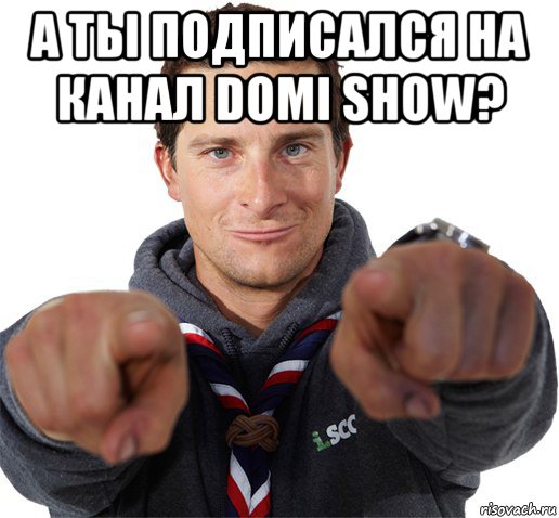 а ты подписался на канал domi show? 