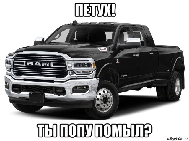 петух! ты попу помыл?, Мем Рам