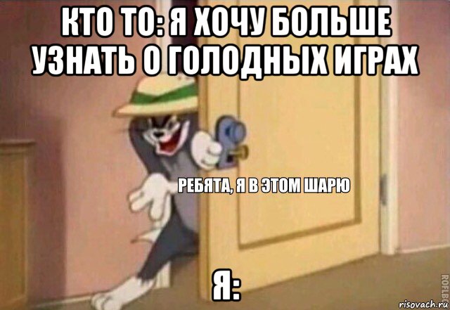 кто то: я хочу больше узнать о голодных играх я:, Мем    Ребята я в этом шарю