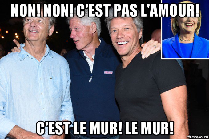 non! non! c'est pas l'amour! c'est le mur! le mur!, Мем Saxophone