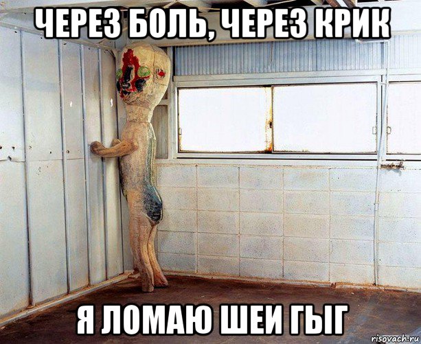 через боль, через крик я ломаю шеи гыг