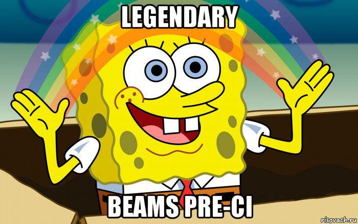 legendary beams pre-ci, Мем воображение