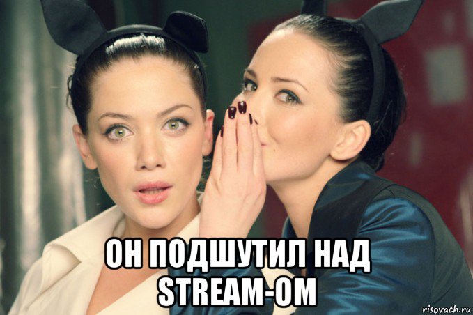  он подшутил над stream-ом