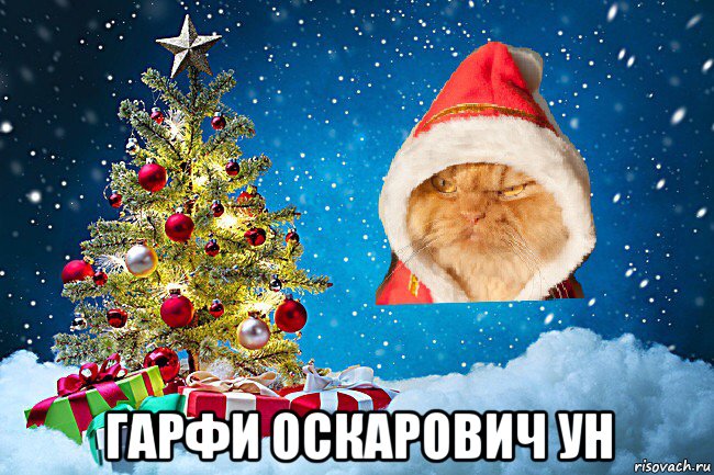  гарфи оскарович ун, Мем Гарфи злой кот
