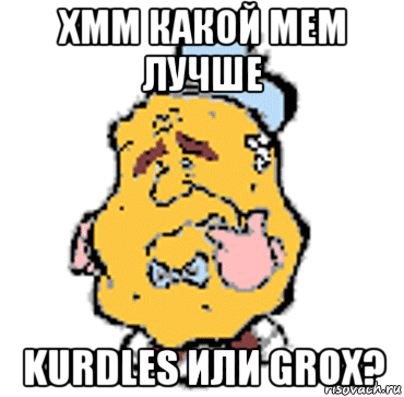 хмм какой мем лучше kurdles или grox?