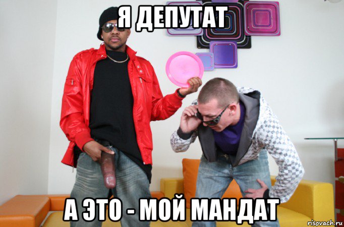 я депутат а это - мой мандат