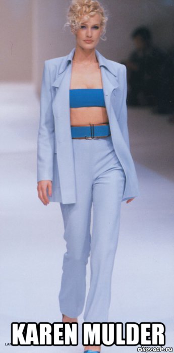  karen mulder, Мем Karen Mulder