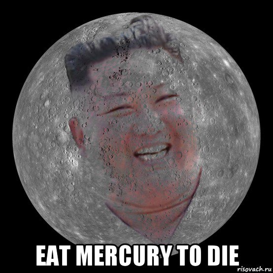  eat mercury to die, Мем Kim Jong Un Mercury