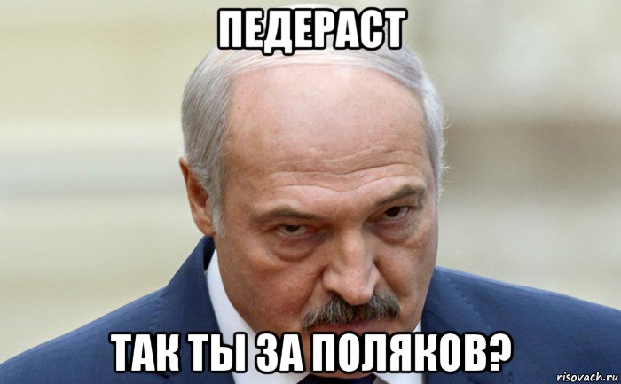 педераст так ты за поляков?, Мем Лукашенко