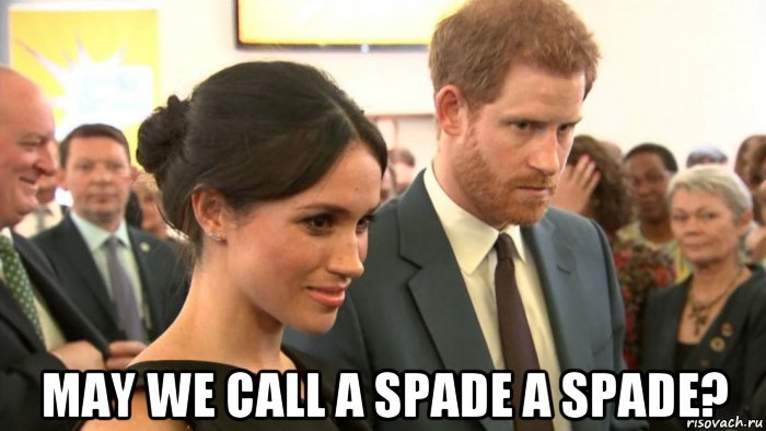  may we call a spade a spade?, Мем Megan