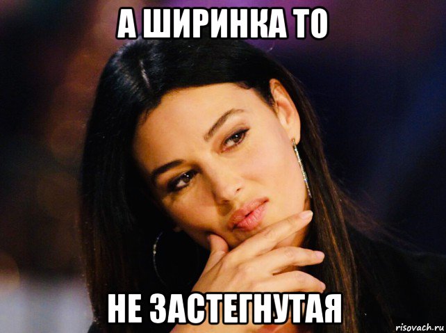 а ширинка то не застегнутая, Мем Monica