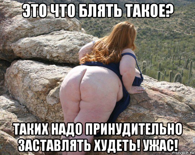 это что блять такое? таких надо принудительно заставлять худеть! ужас!