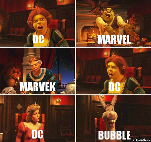 dc marvel marvek dc dc bubble