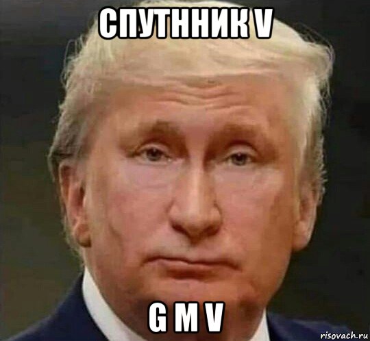 спутнник v g m v, Мем Trumputin Donaldimir