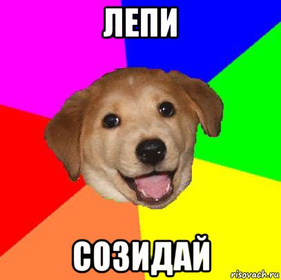 лепи созидай, Мем Advice Dog