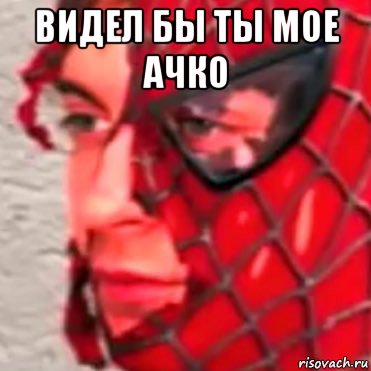 видел бы ты мое ачко , Мем Человек паук
