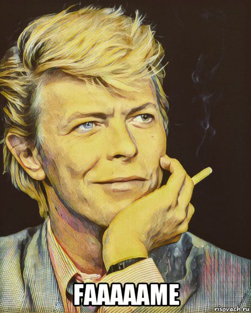  faaaaame, Мем David Bowie
