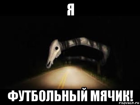 я футбольный мячик!
