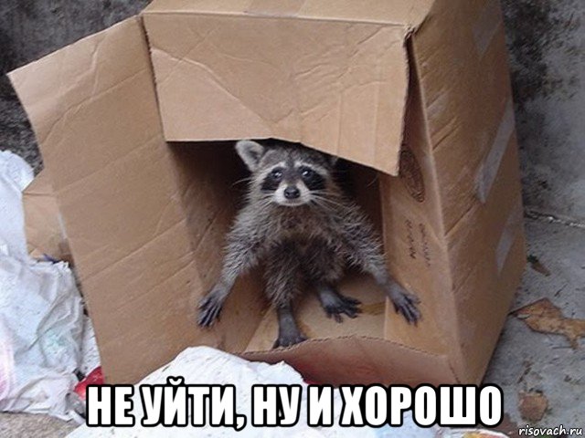  не уйти, ну и хорошо