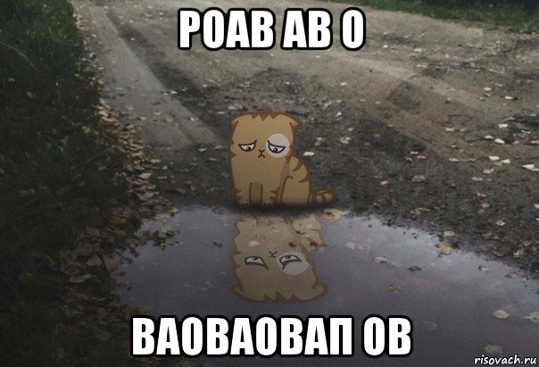роав ав о ваоваовап ов