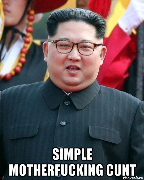  simple motherfucking cunt